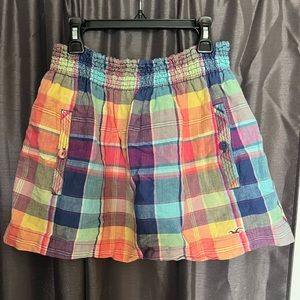 Plaid Hollister skirt